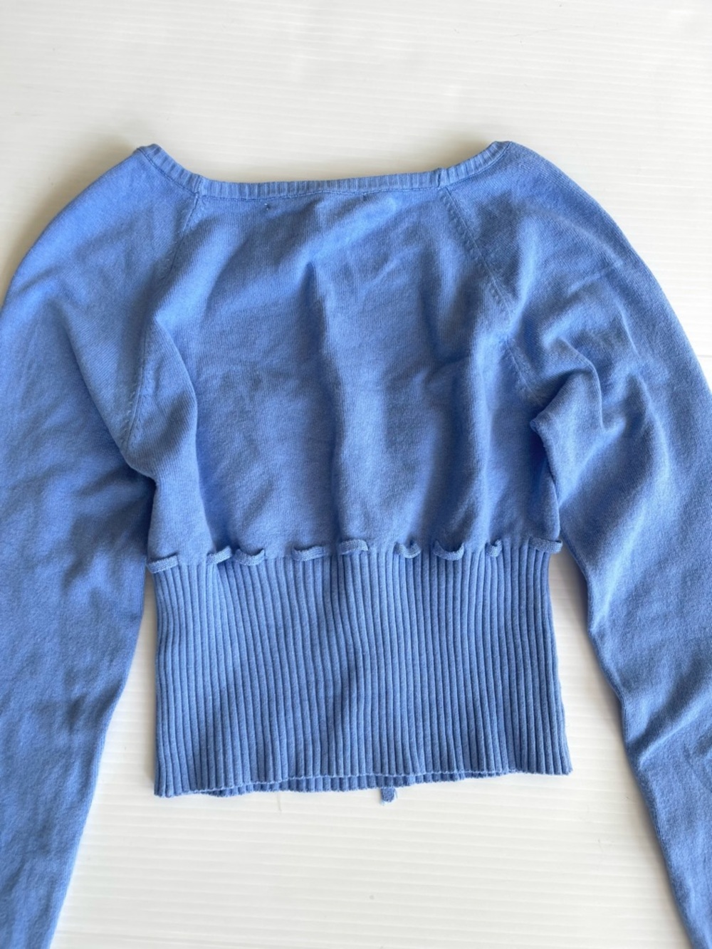Urban Outfitters Kimchi Blue Knit Cropped Edison Ribbed Sweater - Picture 11 of 14